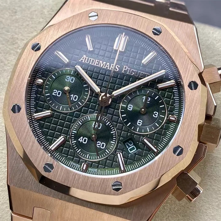 Audemars Piguet Royal Oak Chronograph 41mm 50th Anniversary Ref. 26240OR.OO.1320OR.08 – Green Dial