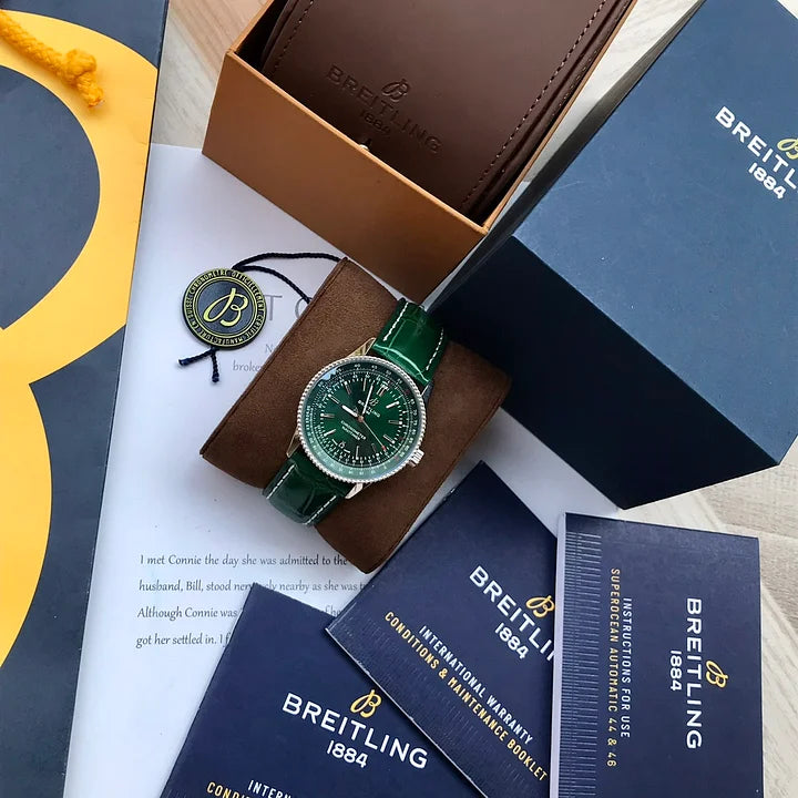 Breitling Navitimer Automatic 41mm Green Dial Ref. A17326361L1P1