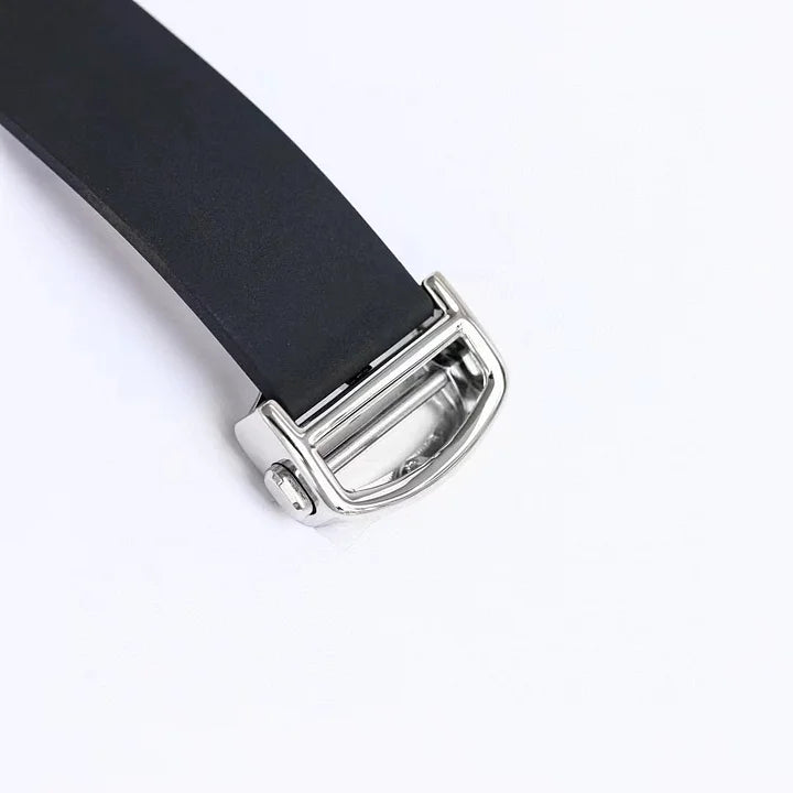 Cartier Santos de Cartier LM WSSA0039 Black Dial 39.8mm Rubber Strap