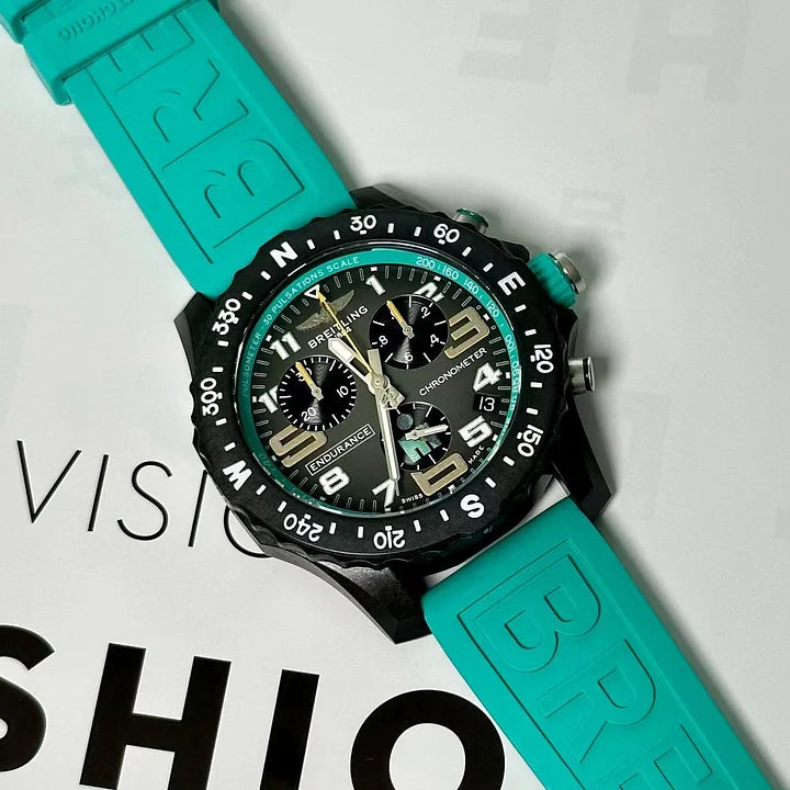 BREITLING Endurance Pro 44mm Ref. X823105C1M1S1 – Grey/Green Dial