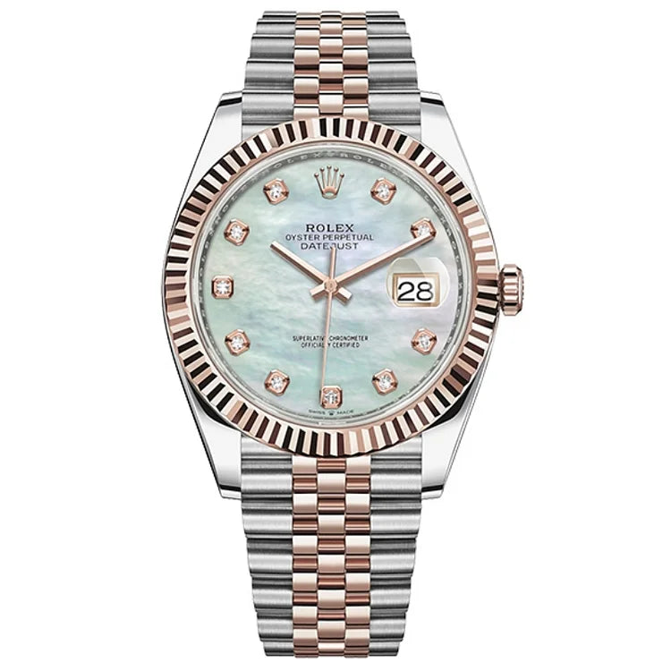Rolex Datejust 41 – 126331-0014 (White Shell Diamond Dial)