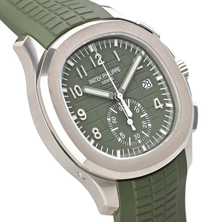 Patek Philippe Aquanaut Chronograph 5968G-010 42.2mm Khaki Green Dial