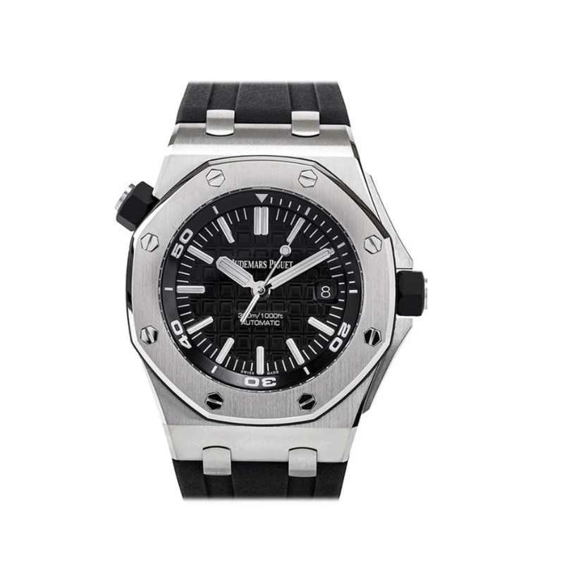 Audemars Piguet Royal Oak Offshore Diver Black Dial Black Rubber