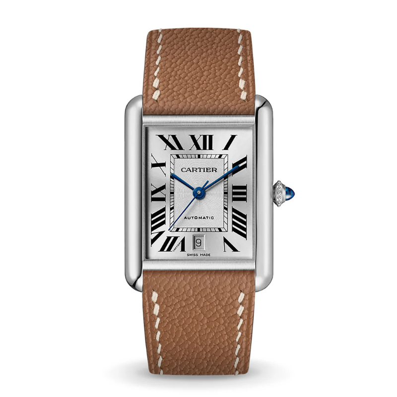 Cartier Tank Gold Chevre Strap