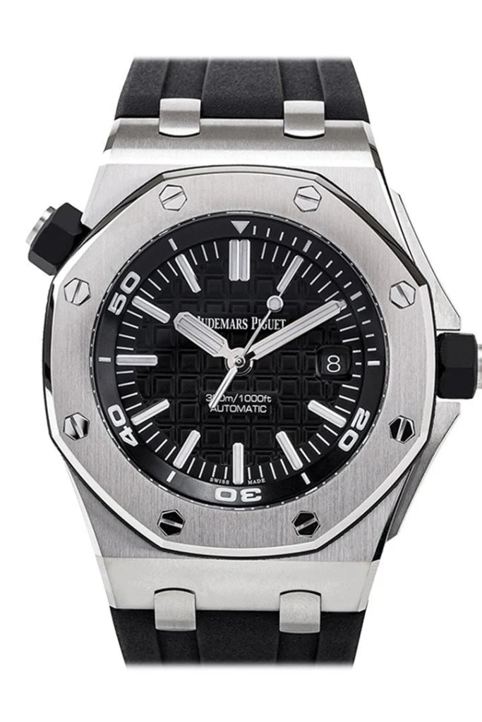 Audemars Piguet Royal Oak Offshore Diver Black Dial Black Rubber
