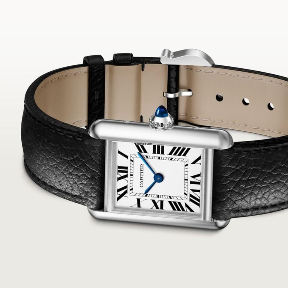 Cartier Tank Must WSTA0137 – 29.5mm White Dial on Leather Strap, Unworn